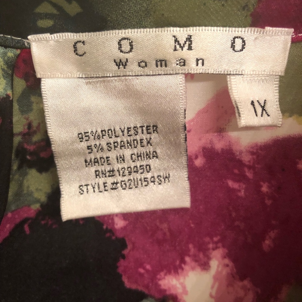 Gorgeous Como Woman Sleeveless Top (1X) - Picture 4 of 6